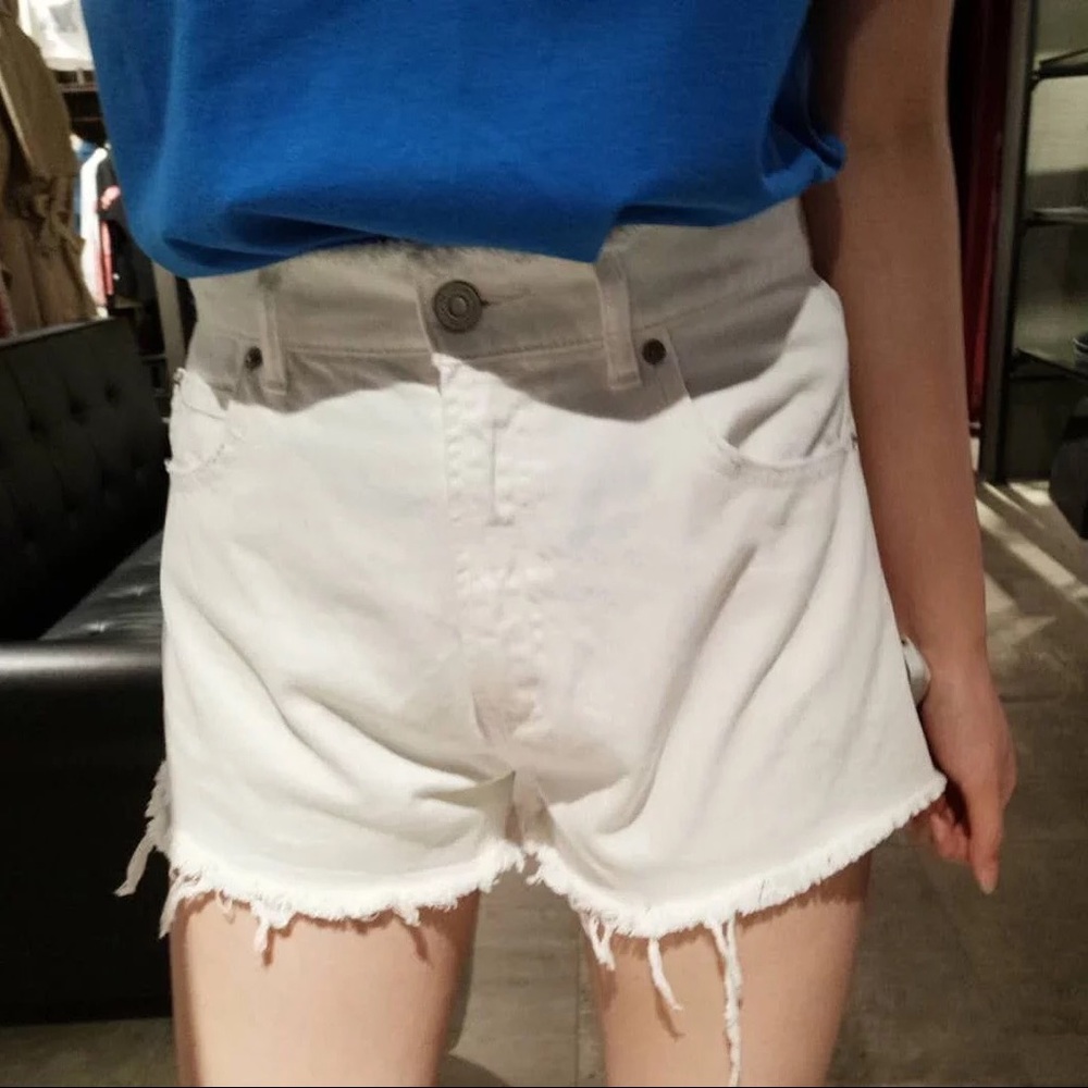 Denim shorts